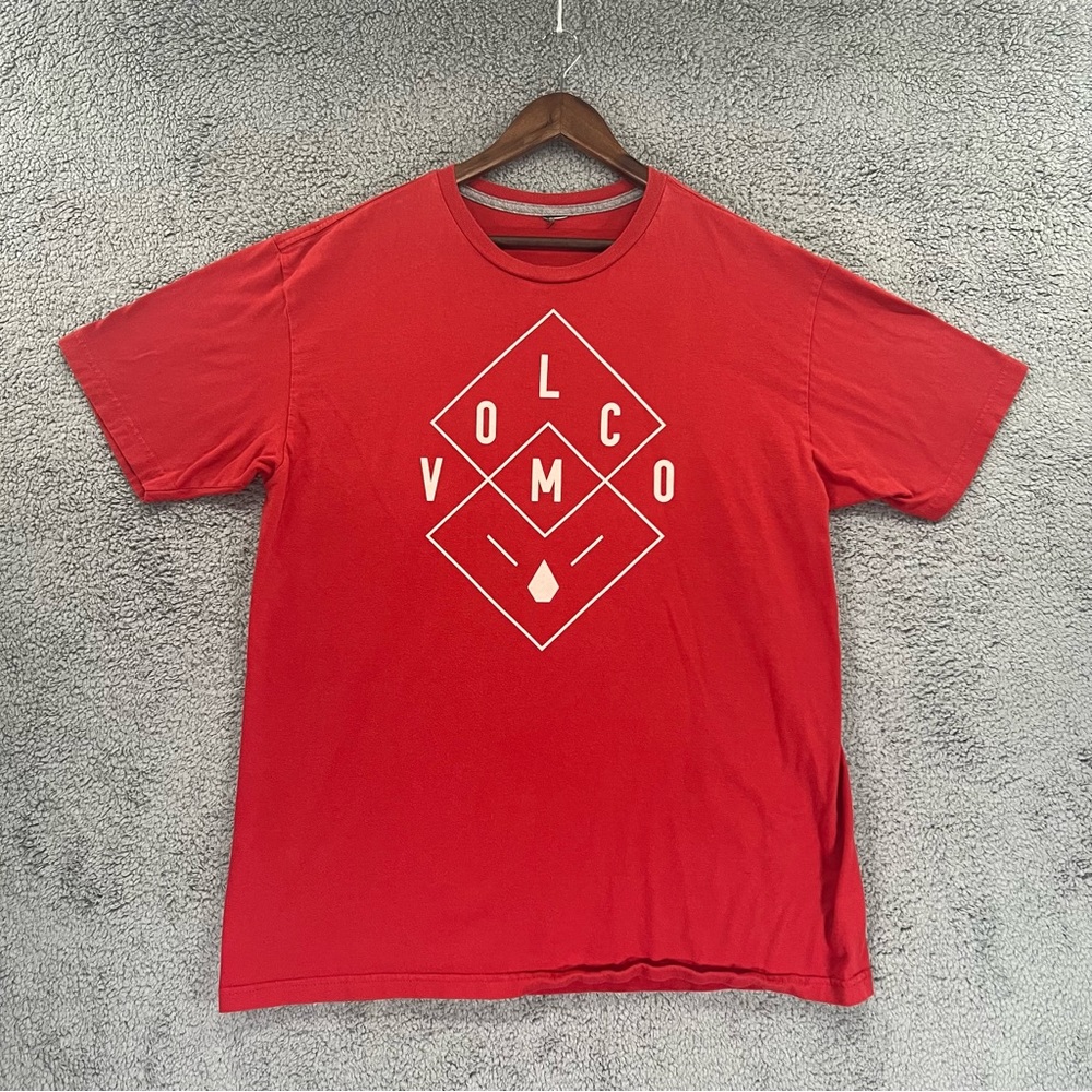 Volcom Stone T-Shirt Graphic Red Men Size XL?